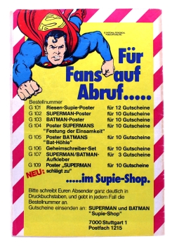 DC Comics Superman Batman Comic Nr. 20 (1975): Tod eines Draufgängers von Ehapa